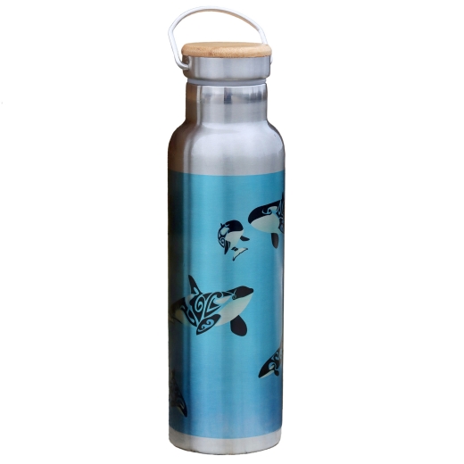 Steel Water Bottle 600ml - Orca